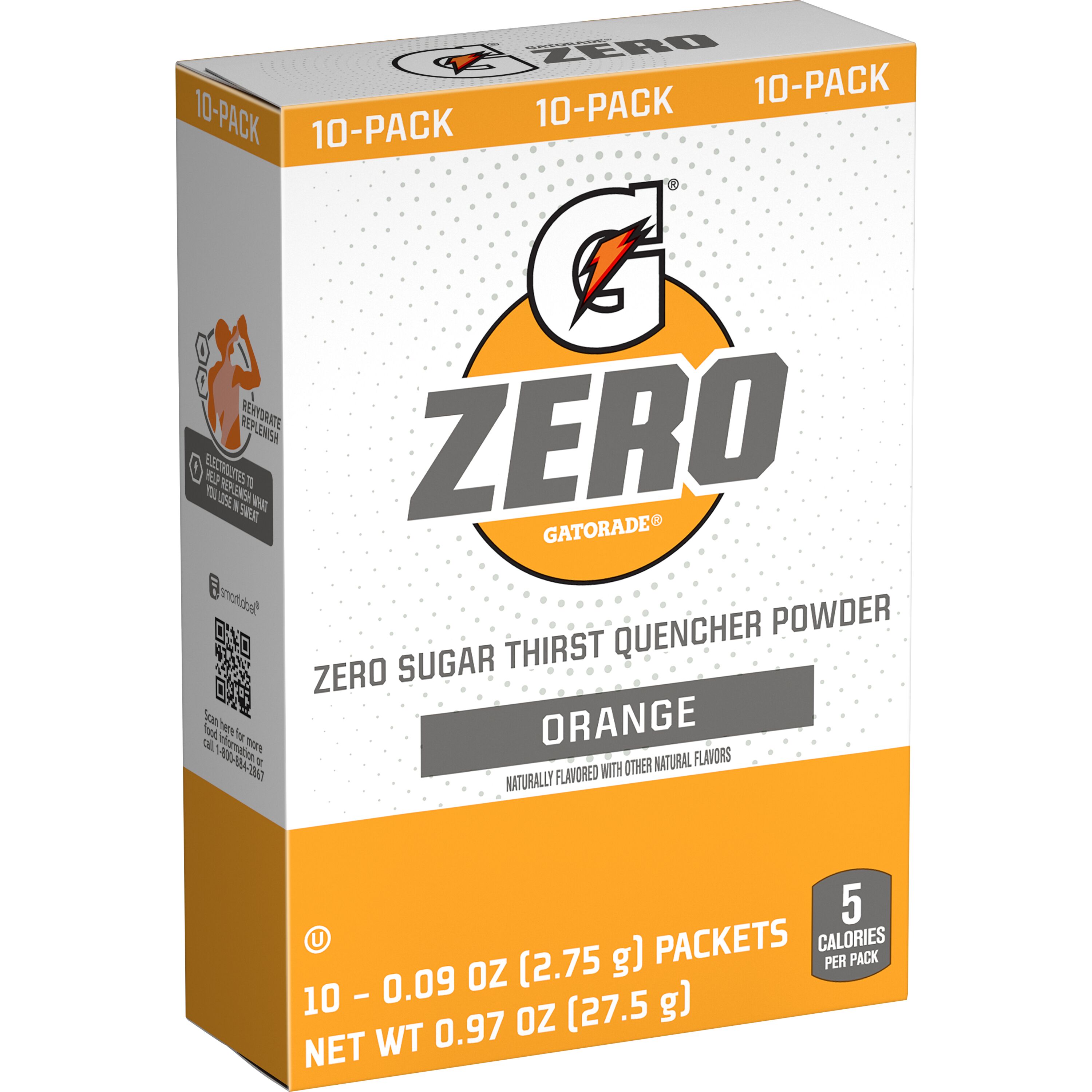 Gatorade Zero Single Packets - Sugar Free Powder Sticks, Sports Drink Mix
