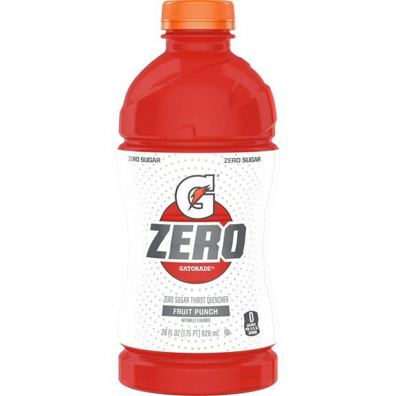Gatorade Zero Sugar Thirst Quencher Fruit Punch 28 fl oz