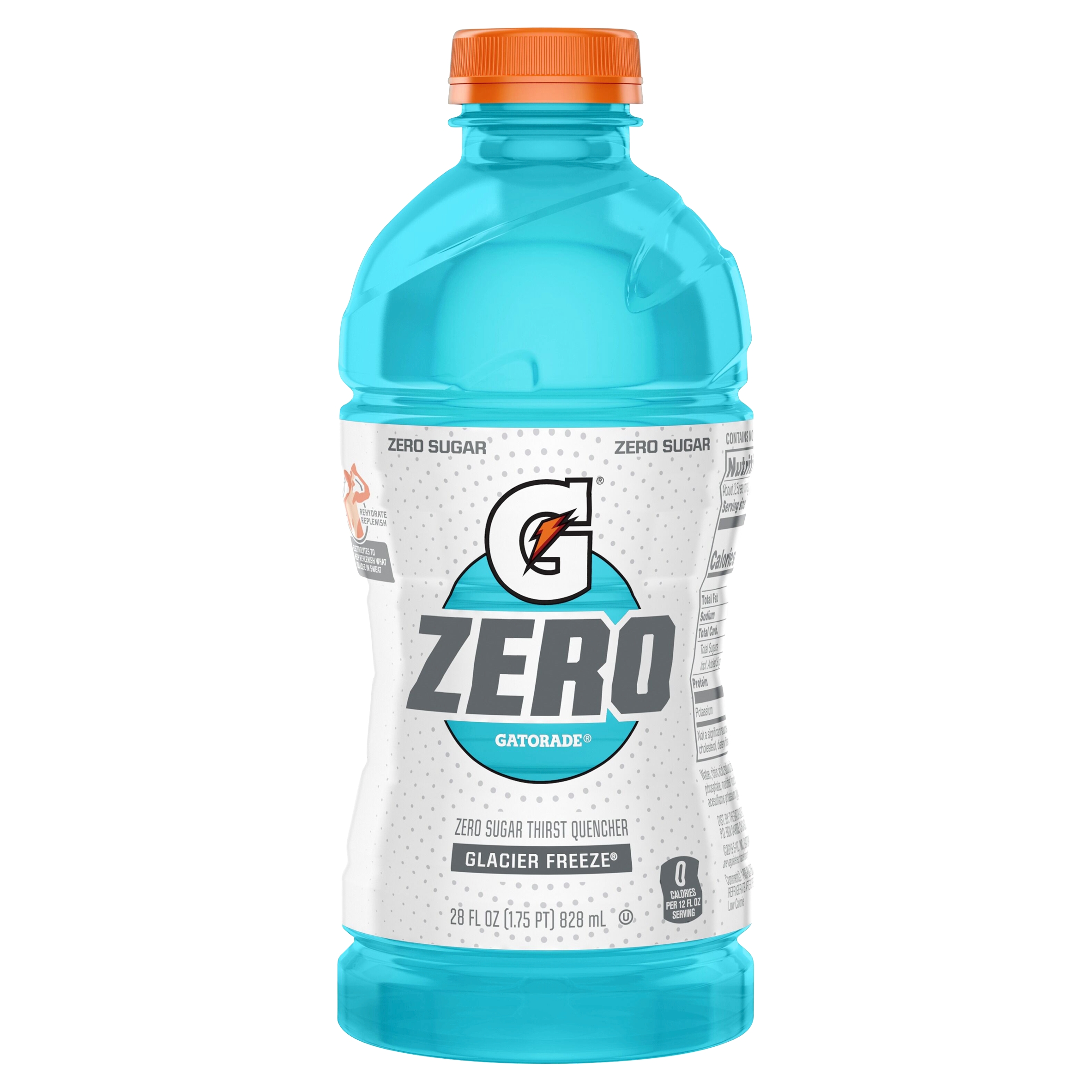 Gatorade Zero Sugar Thirst Quencher Single Glacier Freeze Sports Drink 