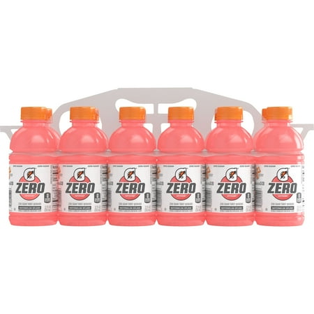 Gatorade Zero Sugar Thirst Quencher Watermelon Splash Sports Drink, 12 fl oz, 12 Pack Bottles