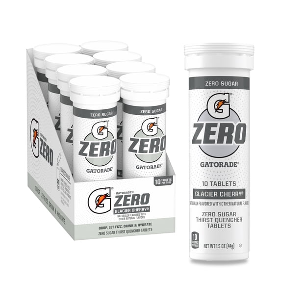 Gatorade Zero Tablets, Glacier Cherry, 80 Count