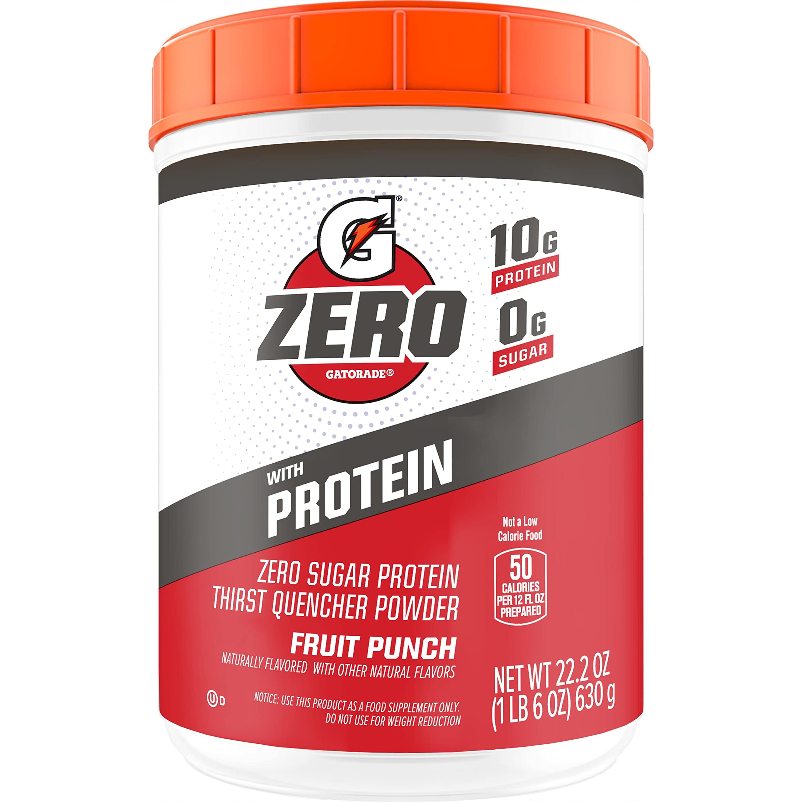 Gatorade Zero With Protein Powder, 10G Whey Protein Isolate, Zero Sugar