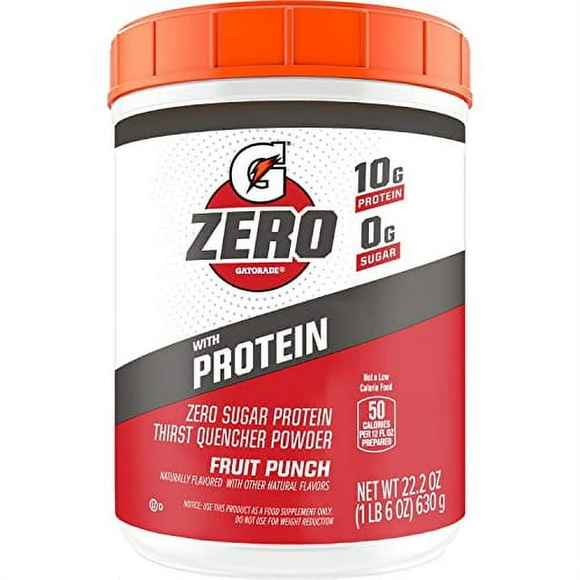 Gatorade Zero with Protein Powder, 10g Whey Protein Isolate, Zero Sugar