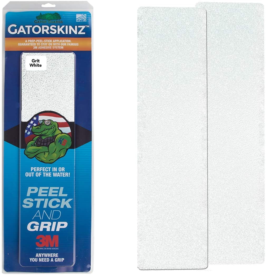 GatorSkinz, NonSkid Step Pad for Boat Trailers, White Grit