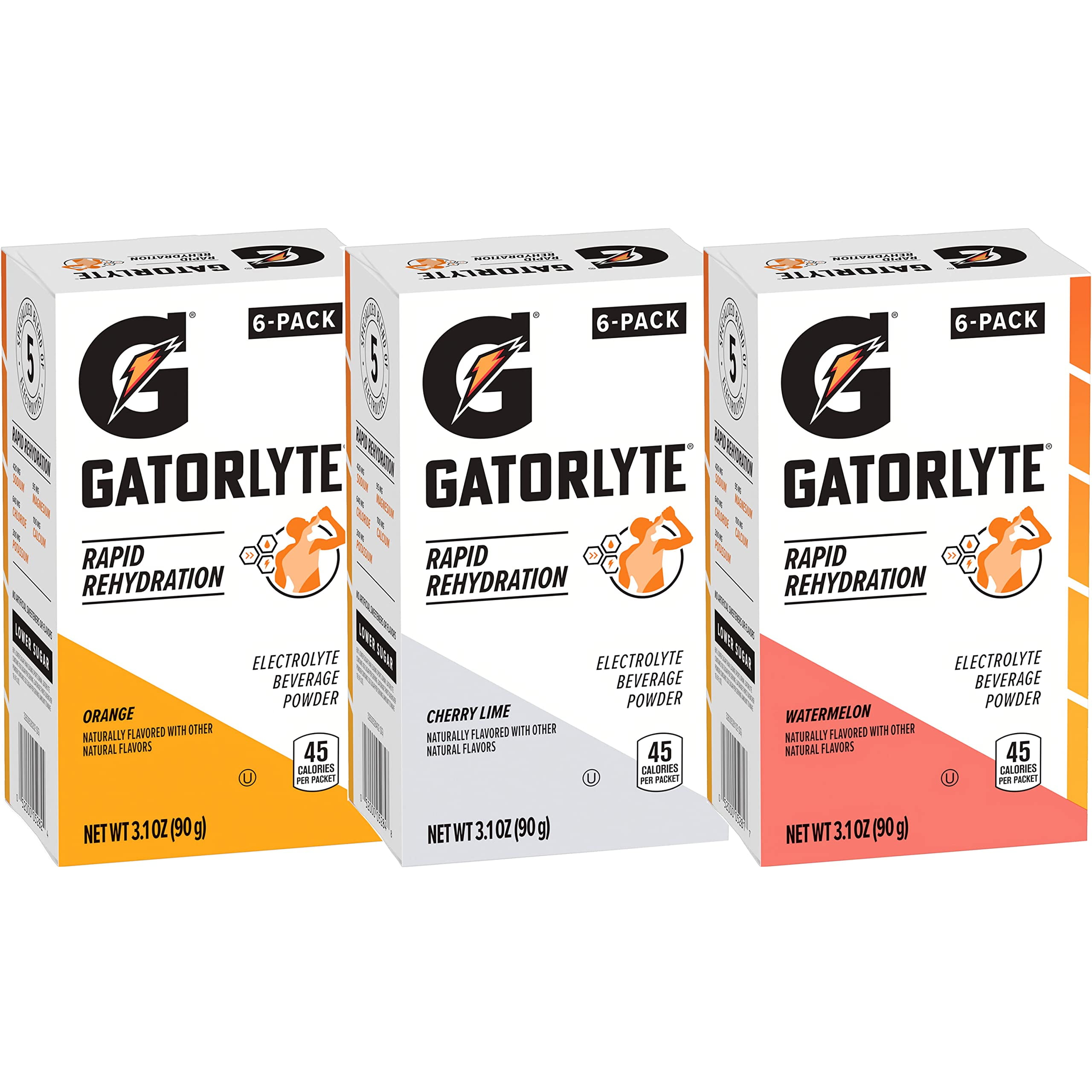 Gatorlyte Rapid Rehydration Electrolyte Beverage, Variety Pack, Lower