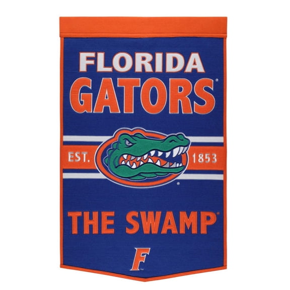 Gators 24"x38" Wool Banner Slogan