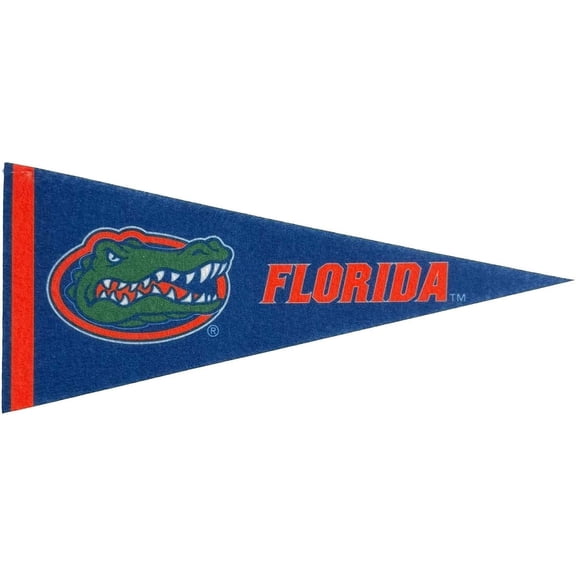 Gators Felt Mini Pennant - Size: 4" x 9" - Officially Licensed - 1 Pennant Per Pack