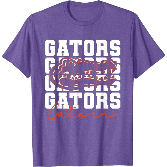 Gators Inspirational Softstyle Unisex T-Shirt,Purple Heather Color,Size 3XL
