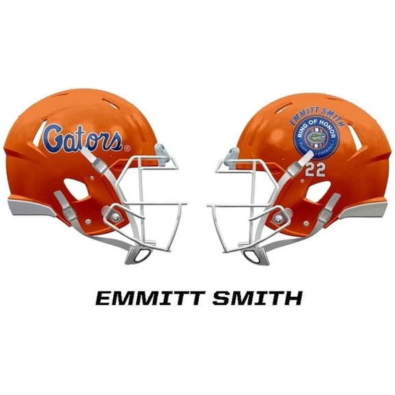 Gators Mini Helmet Speed Ring of Honor Emmitt Smith #22 Orange