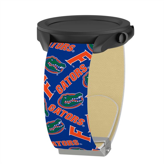 Gators Signature Series Watch Band for Samsung Galaxy Watch (20mm Long Scattered Logo) by Affinity Bands