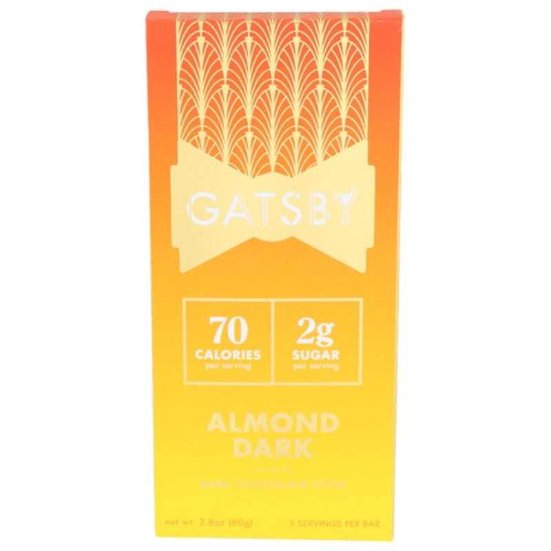 Gatsby Almond Dark Chocolate Style Bar 2.8 oz