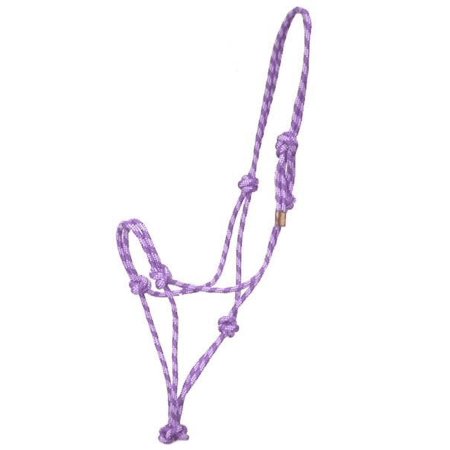 Gatsby Cowboy Rope Halter Horse Lt Purple/Purple