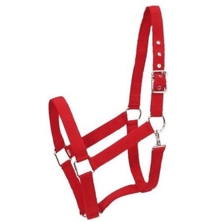 Gatsby Nylon Draft Halter/Snap Red
