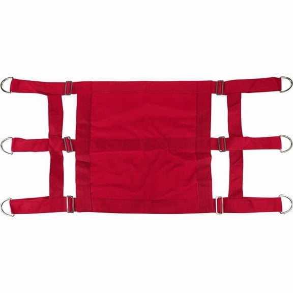Gatsby 4-212584 36-48 in. Nylon Stall Guard with Closed Center - Red