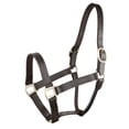 thumbnail image 1 of Gatsby Triple Stitched Leather Halter with O Snap Havana Horse, 1 of 2