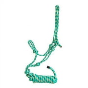 Gatsby Two-Tone Cowboy Halter w/Lead Turquoise/Cre