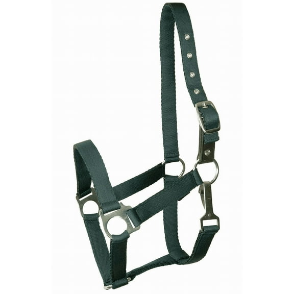 Gatsby Ultra Soft Nylon Safety Halter Hunter Green Pony