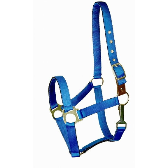 Gatsby Ultra Soft Nylon Safety Halter Royal Blue Horse
