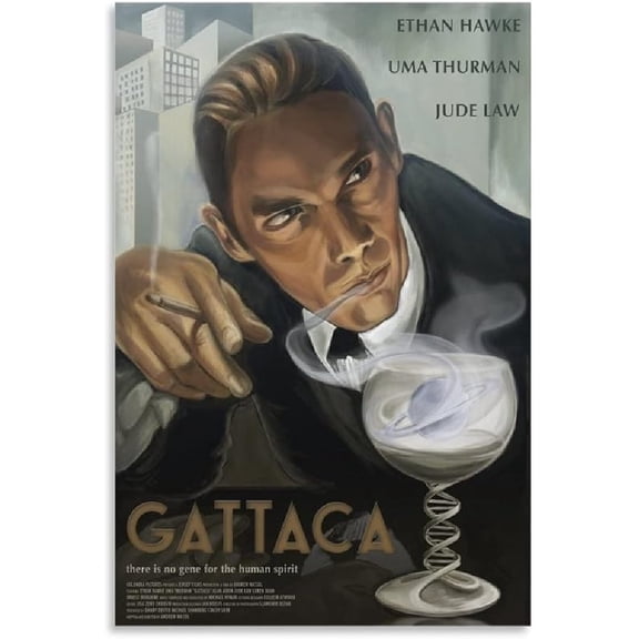 Gattaca Classic Art Movie Poster (11) Canvas Art Poster And Wall Art Picture Print Modern Family Bedroom Decor Posters 24x36inch(60x90cm)