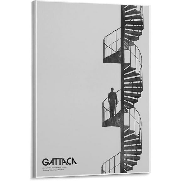 Gattaca Classic Art Movie Poster (8) Canvas Wall Art Prints Poster Gifts Photo Picture Painting Posters Room Decor Home Decorative 16x24inch(40x60cm)
