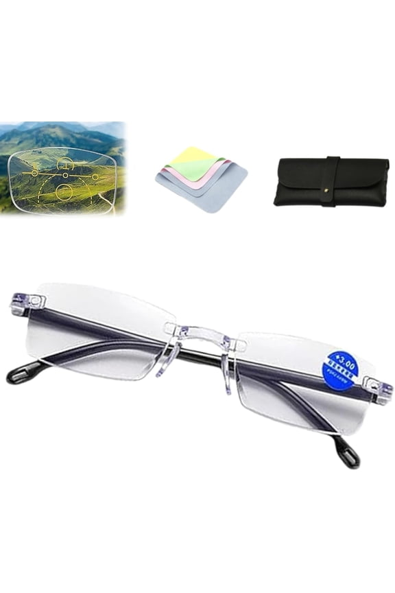 Gatteeey Intelligent Zoom Glasses, Ifantastics Glasses Near and Far Sight, Anti Blue Light PresbyopiaGlasses