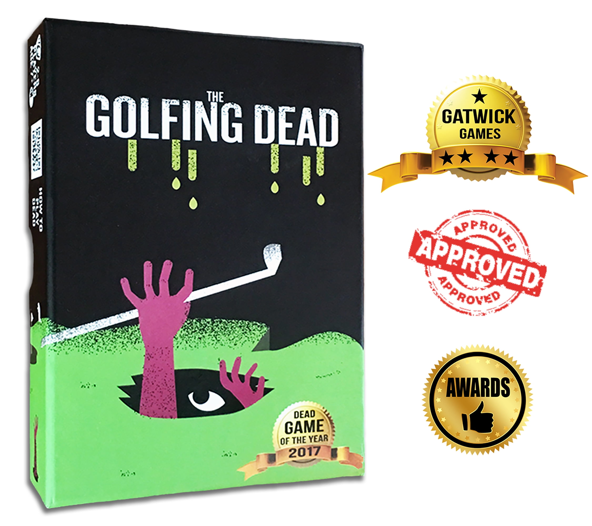 Gatwick Games The Golfing Dead - Best New Zombie Card Game - Top Family  Games for 2 to 6 Players - Great for Adults, Couples, Teens, and Kids Ages  7 Years and