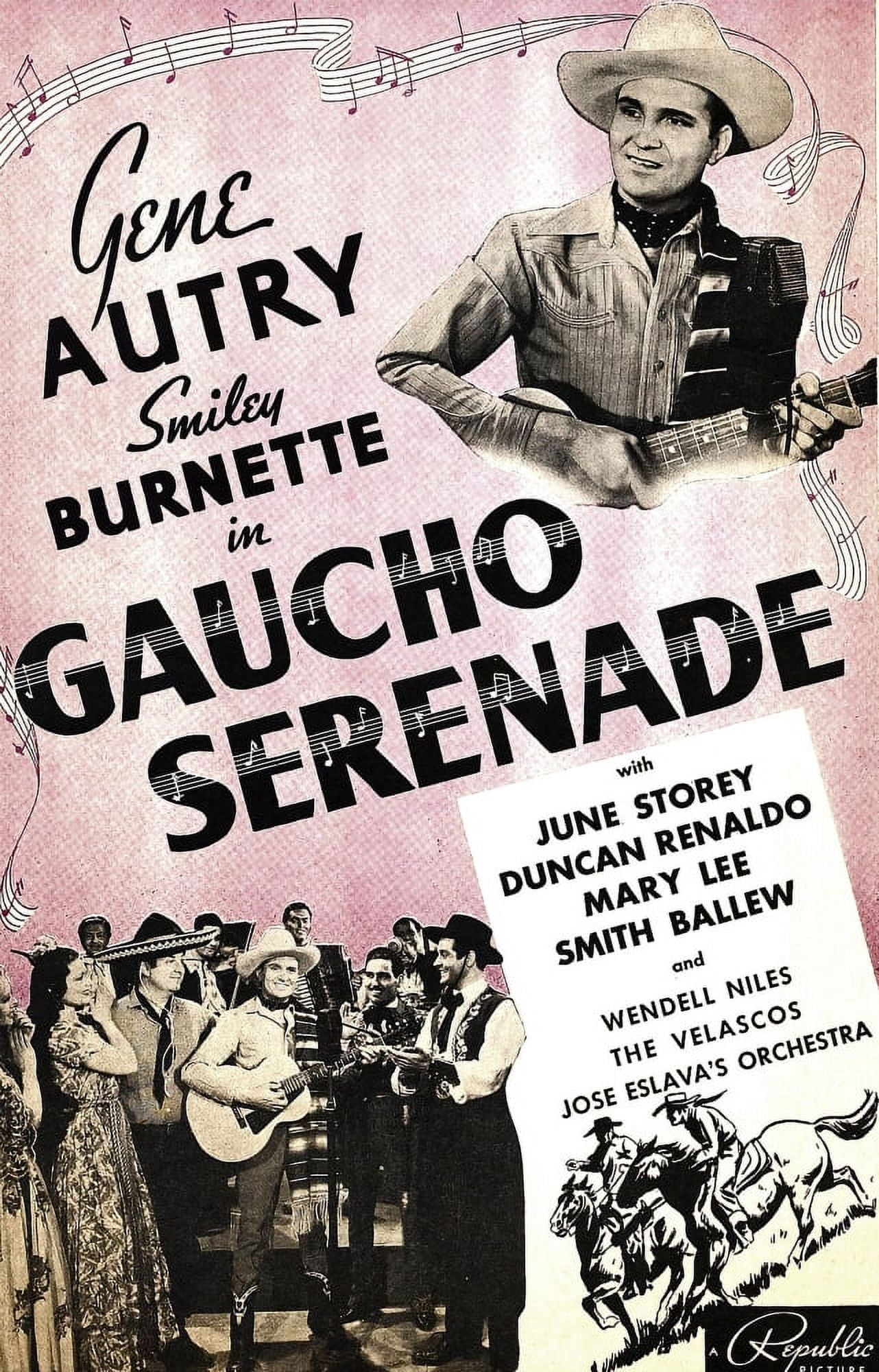 Gaucho Serenade Canvas Art -  (11 x 17)