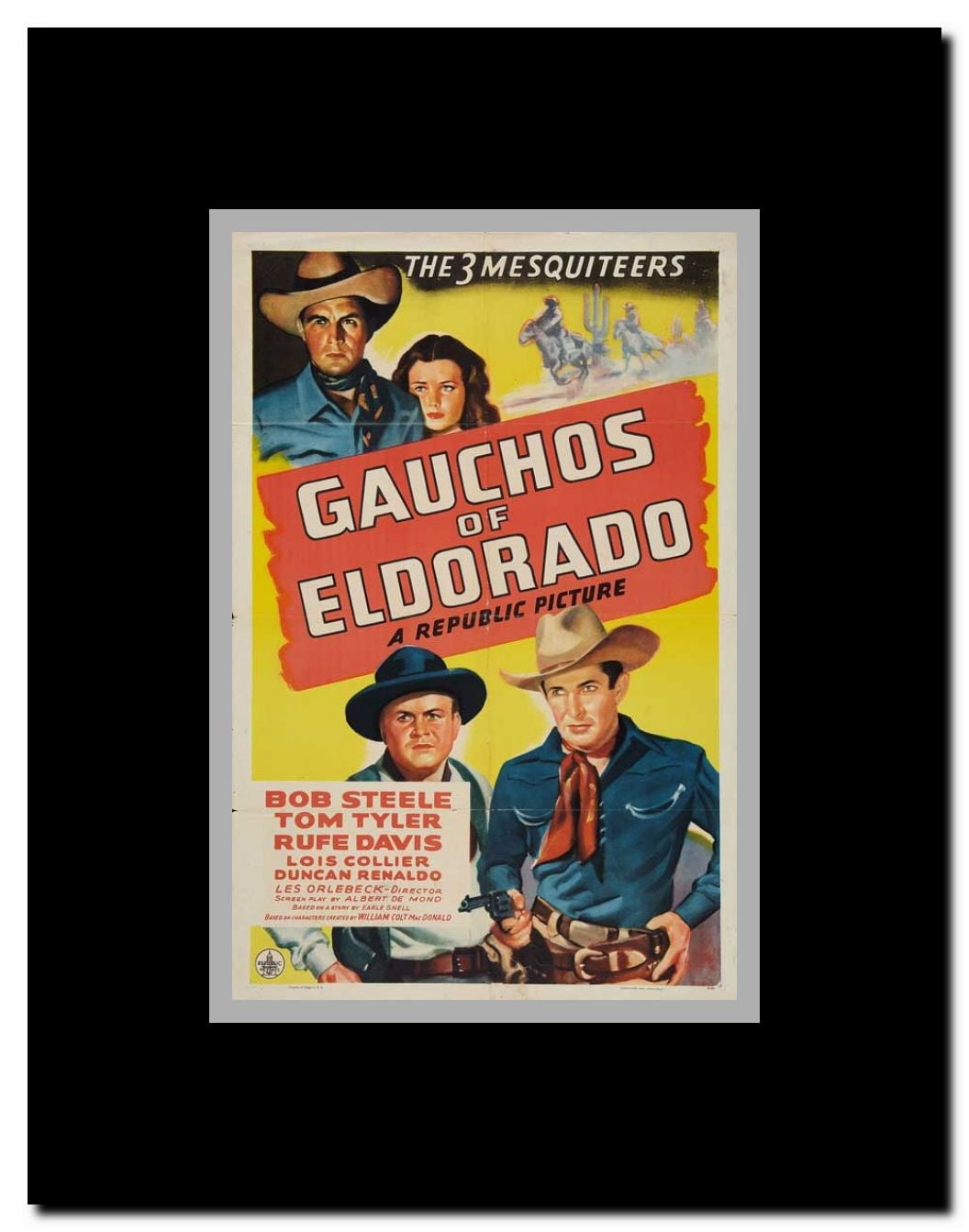 Gauchos of El Dorado Framed Movie Poster