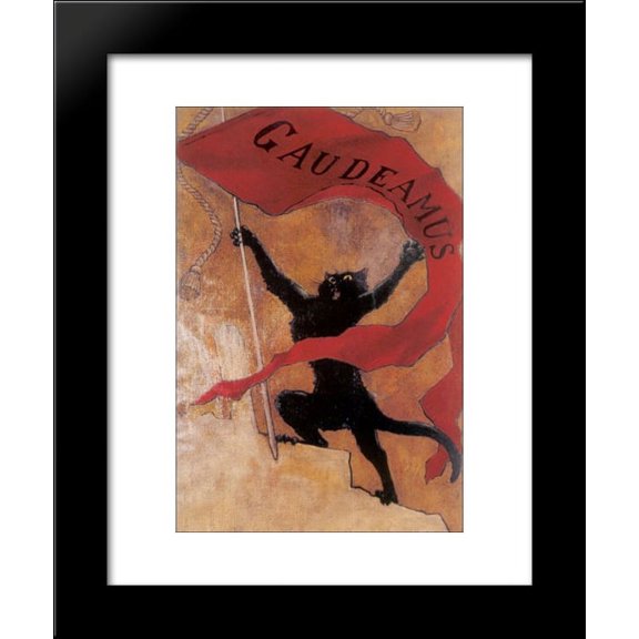 Gaudeamus 20x24 Framed Art Print by Theophile Steinlen