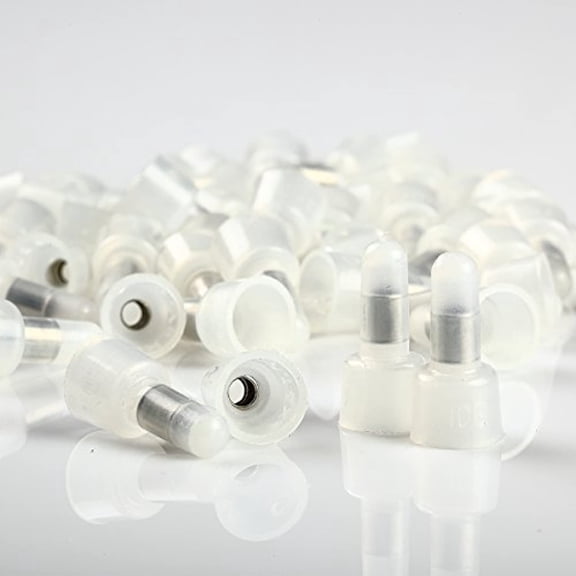 Gauge 18-22 AWG NYLON CRIMP CLOSED END CAPS CONNECTORS 100PCS