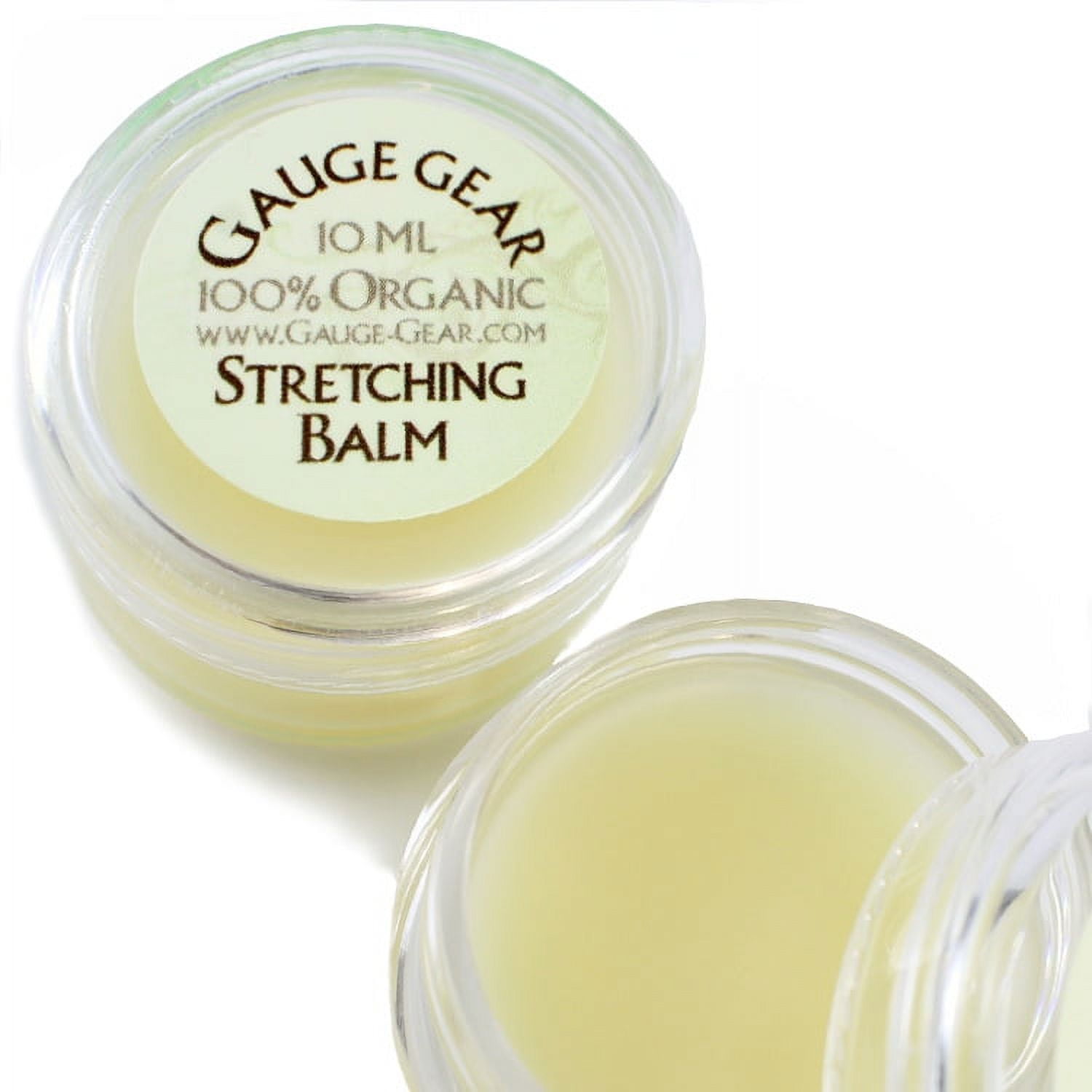 Gauge Gear Vegan Organic Ear Stretching Balm Cream Lube Plugs Taper .34oz Walmart