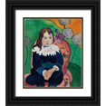 thumbnail image 1 of Gauguin, Paul 20x23 Black Ornate Wood Framed with Double Matting Museum Art Print Titled - Mr. Loulou (Louis Le Ray), 1 of 4