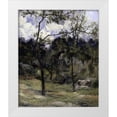 thumbnail image 1 of Gauguin, Paul 20x23 White Modern Wood Framed Museum Art Print Titled - Landscape of Normandy, 1 of 4