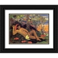 thumbnail image 1 of Gauguin, Paul 32x25 Black Ornate Wood Framed with Double Matting Museum Art Print Titled - The Noble Woman, 1 of 4
