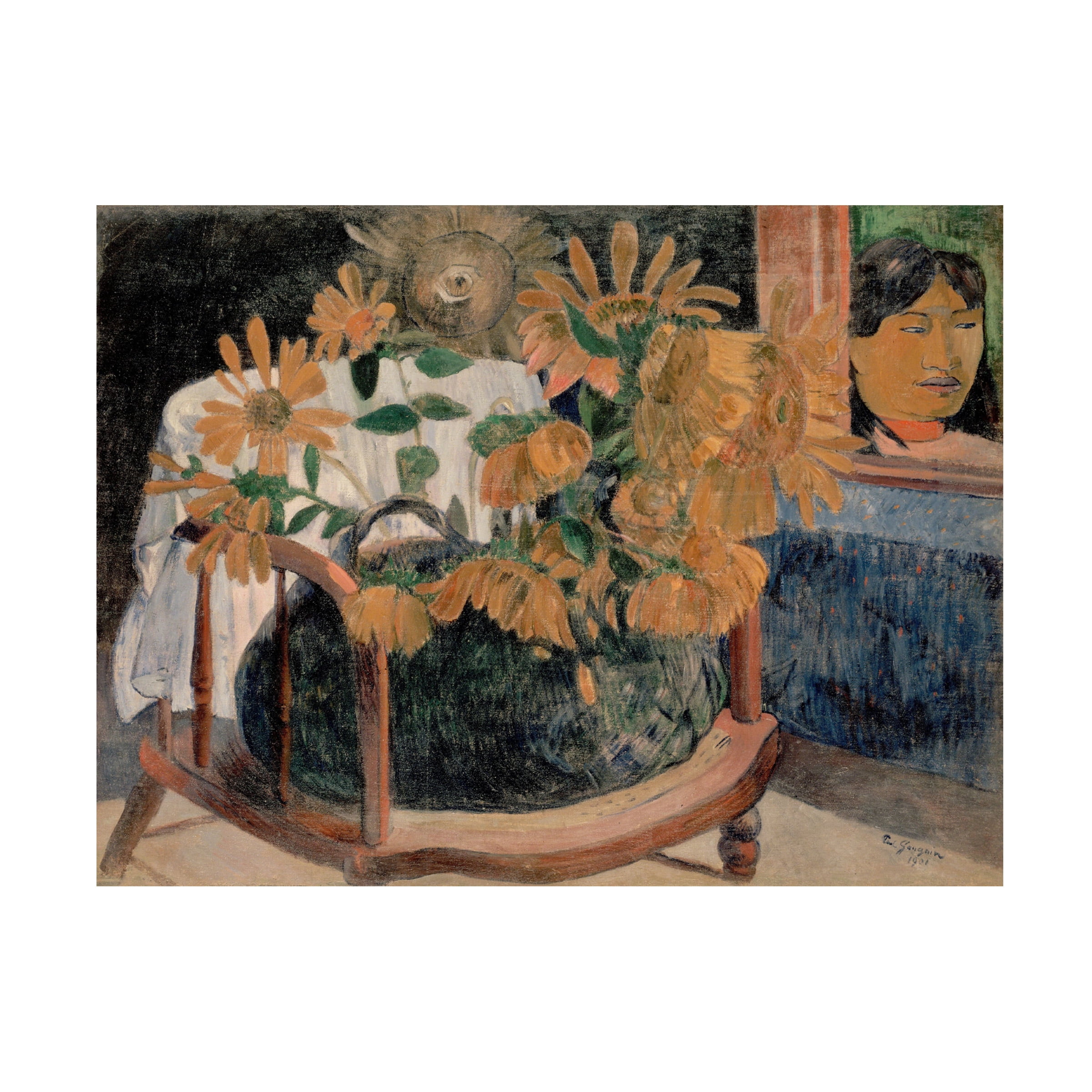 Gauguin 'Sunflowers' Canvas Art