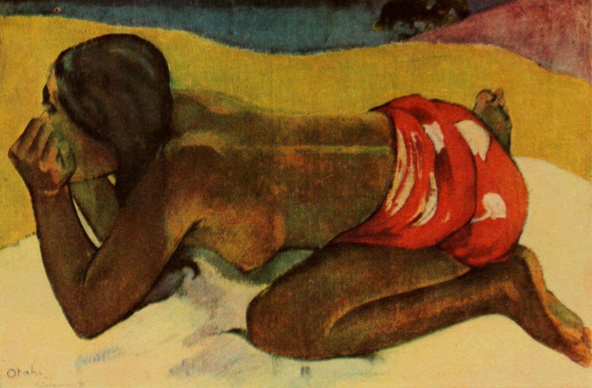 Gauguin Tahiti 1958 Canvas Art - Paul Gauguin (24 x 36)
