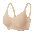 thumbnail image 1 of Gaukiv Womens Jelly Bras Wirefree Push Up Seamless Comfort Gel Strip Underband Breathable Fit Complexion 42, 1 of 5