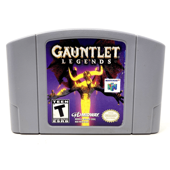 Gauntlet Legends Games Cartridge Card for N64 US Version