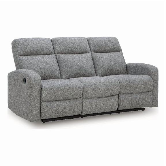 Signature Design by Ashley Carrigan Lane Gray Reclining Sofa