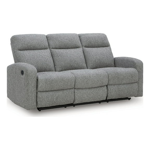 Signature Design by Ashley Carrigan Lane Gray Reclining Sofa