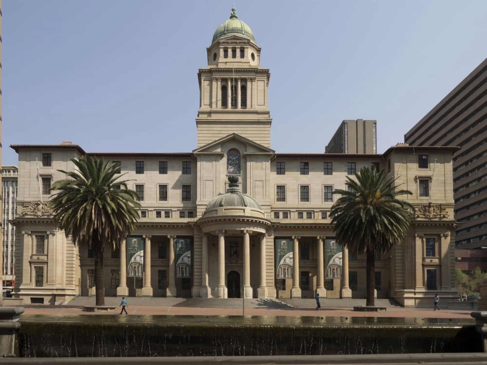 Gauteng Provincial Legislature Harrison Street Johannesburg Gauteng Province South Africa Canvas Art - Panoramic Images (12 x 16)