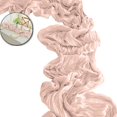 thumbnail image 1 of Gauze Cheesecloth Table Runners(35x70 Inch) - Crepe Table Flag for Bridal Showers, Birthday Parties, 1 of 7