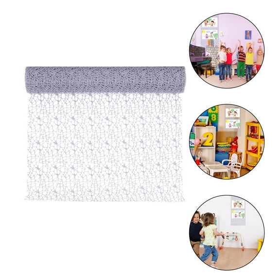 Gauze Floral Wrapping Paper Silver Flower Bouquet Packing Material for DIY Crafts Mothers Day Wedding Party Supplies