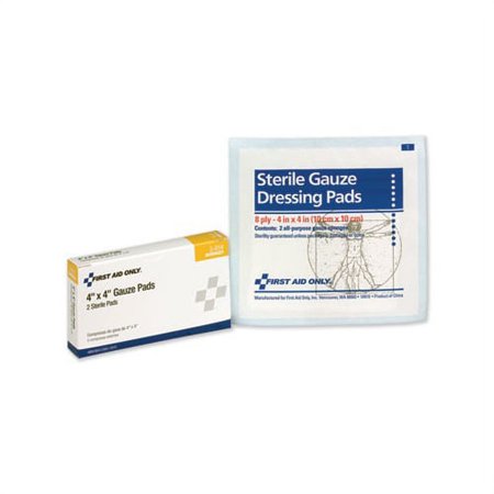 Gauze Pads 4" x 4", 2/Box