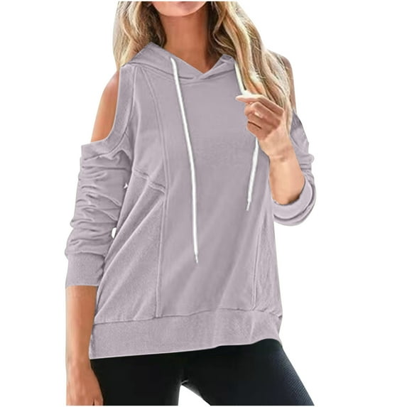 Gauze Shirts for Women Fall Flowy Tops for Women Fashion Casual Long Sleeve Round Neck Sweatshirts Plain Hoodie