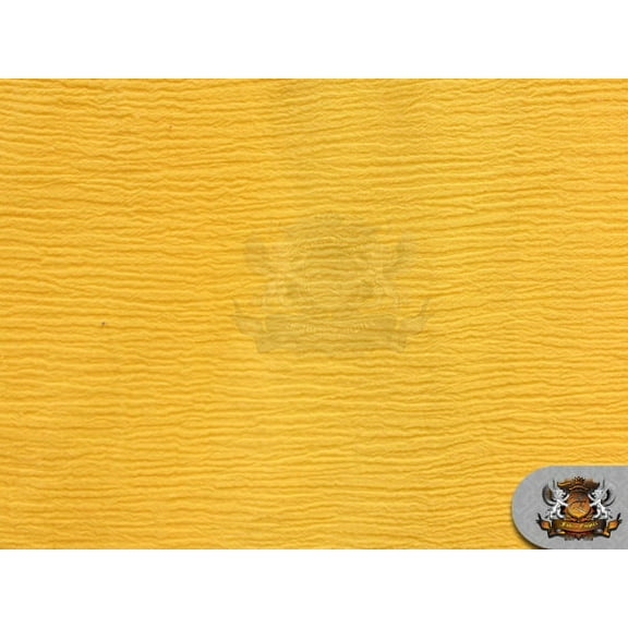 Gauze Solid YELLOW Fabric / 52" Wide / Sold by the yard