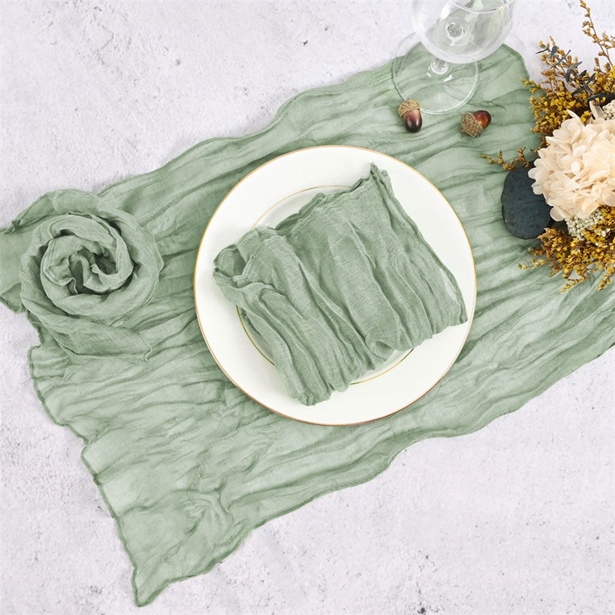 Gauze napkins, soft cotton wedding decoration party family daily use of bulk linen napkins