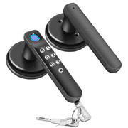 Gavdhe Smart Lock, Fingerprint Door Lock, Biometric Keyless Entry Door Knobs with Keypads 1 Set