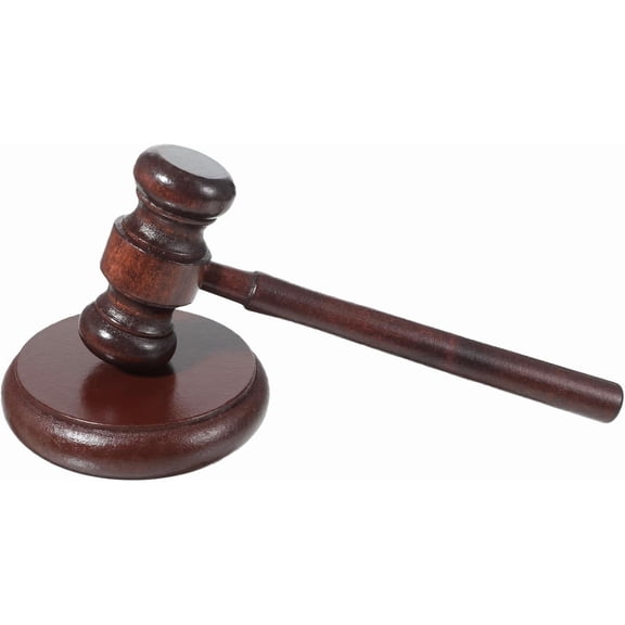 Gavel And Sound Block Set, Handmade Wooden Gavel And Sound Block Set For Lawyers Judges Auctions Sales Conferences Students And Gifts
