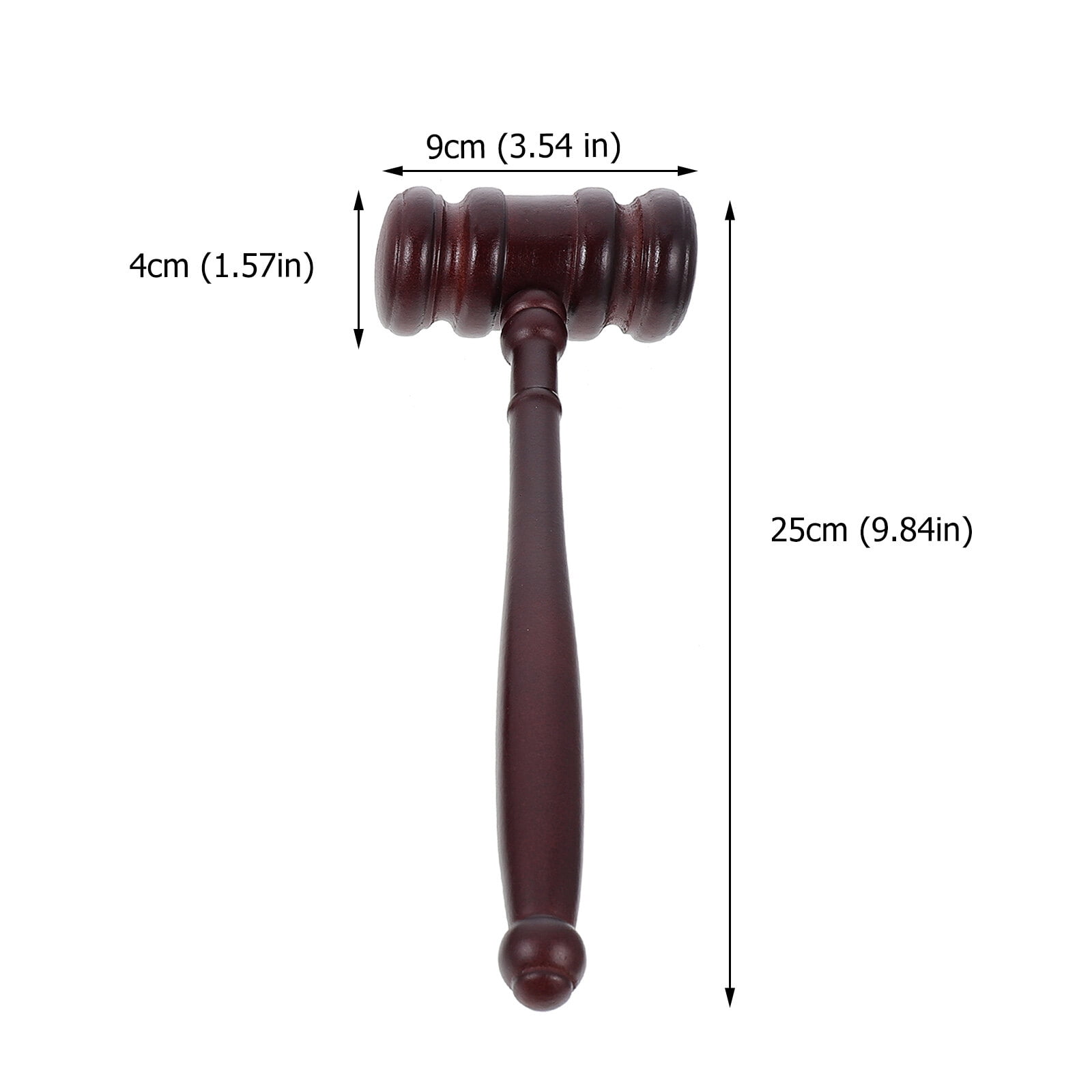 Gavel Hammer Judge Wooden Block Auctiontoy Set Sound Kidsmini Costume